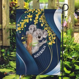 Australia Day Garden Flag Koala Blue Modern Vibe LT7