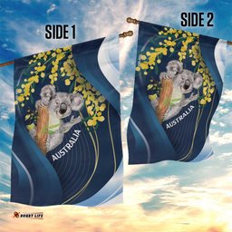 Australia Day Garden Flag Koala Blue Modern Vibe LT7