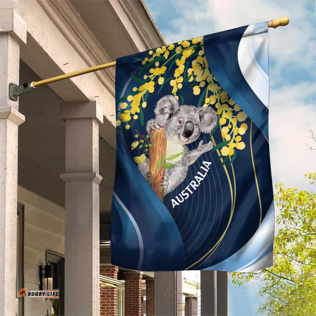 Australia Day Garden Flag Koala Blue Modern Vibe LT7