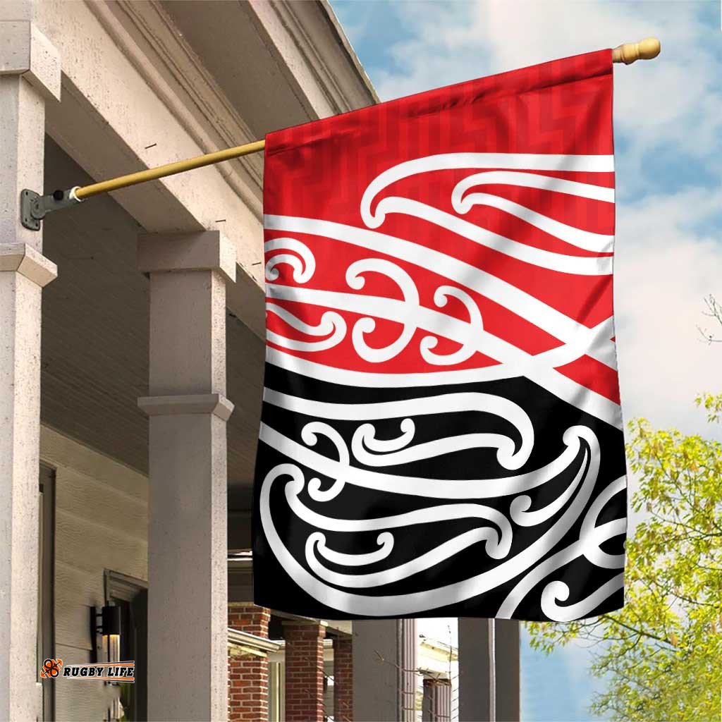 All Red New Zealand Kowhai Ngutukak Garden Flag LT9