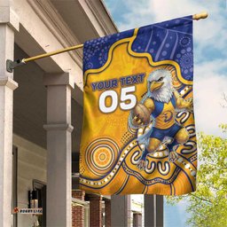 Custom Eagles Football Garden Flag Aboriginal Dot Art Pattern DT05