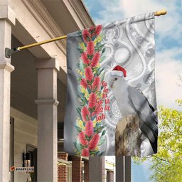 Blue Galah Mutation Christmas Australia Garden Flag Falalalala Galalah Bottlebrush Grey Aboriginal Art LT14