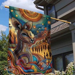 Aboriginal Dreamtime Stories Land Garden Flag LT9