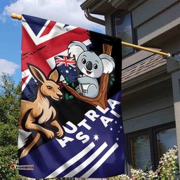 Australia Kangaroo Koala Together Garden Flag Special Edition LT01