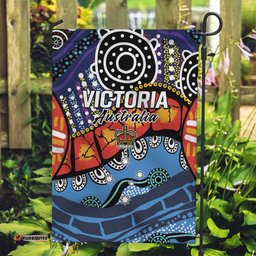 Australia Victoria State Garden Flag Peace and Prosperity LT9