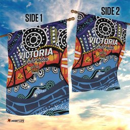 Australia Victoria State Garden Flag Peace and Prosperity LT9