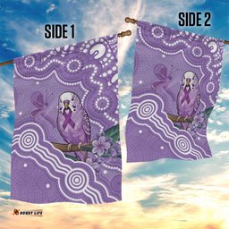 Australia Epilepsy Awareness Garden Flag Purple Budgerigar Plumeria Aboriginal LT14