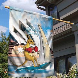 Australia Sailing Garden Flag Life Is Better On A Boat LT14
