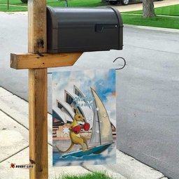 Australia Sailing Garden Flag Life Is Better On A Boat LT14