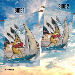 Australia Sailing Garden Flag Life Is Better On A Boat LT14