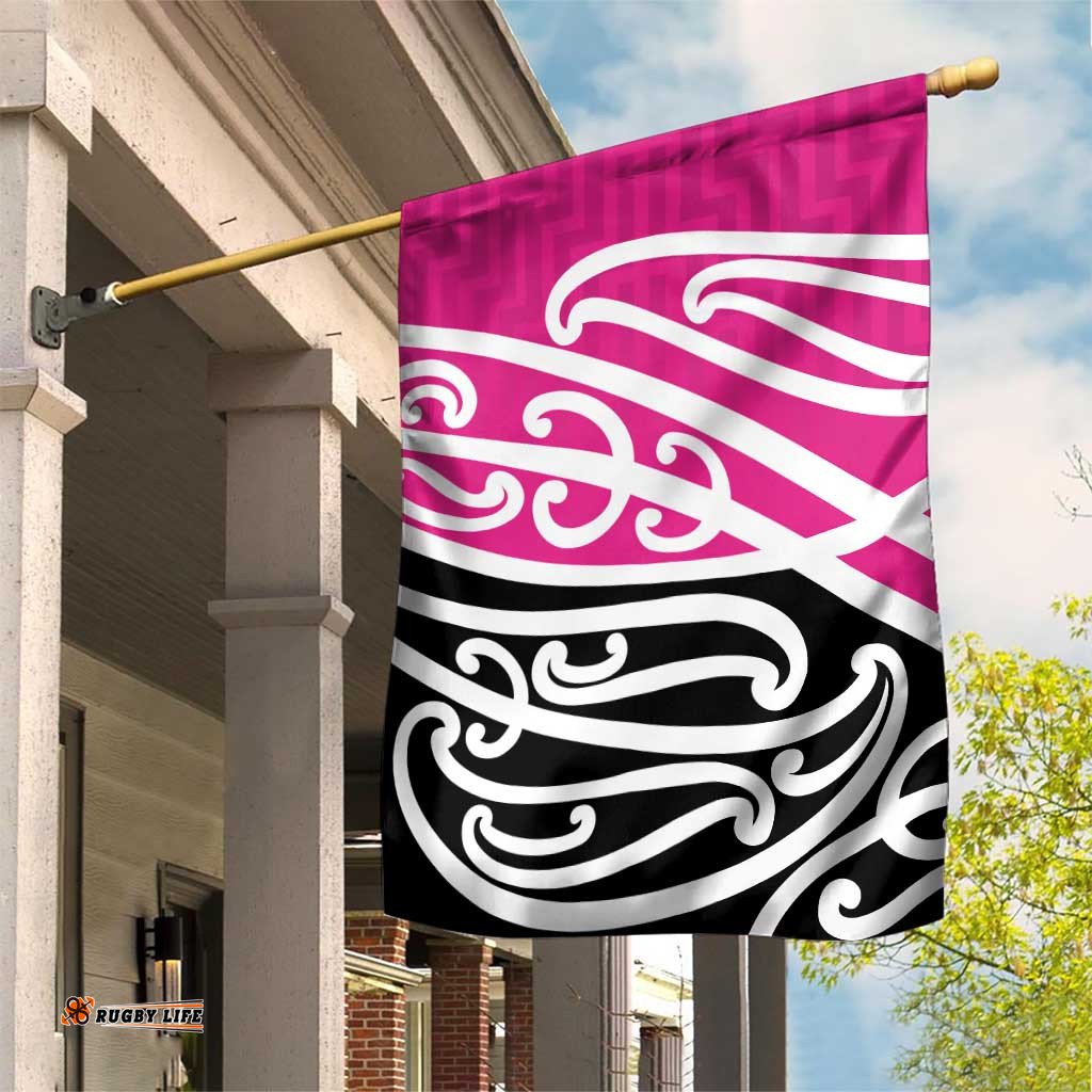 All Pink New Zealand Kowhai Ngutukak Garden Flag LT9