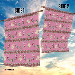 Australia Pink Galah Christmas Garden Flag Eolophus Roseicapilla Bottlebrush Seamless LT14