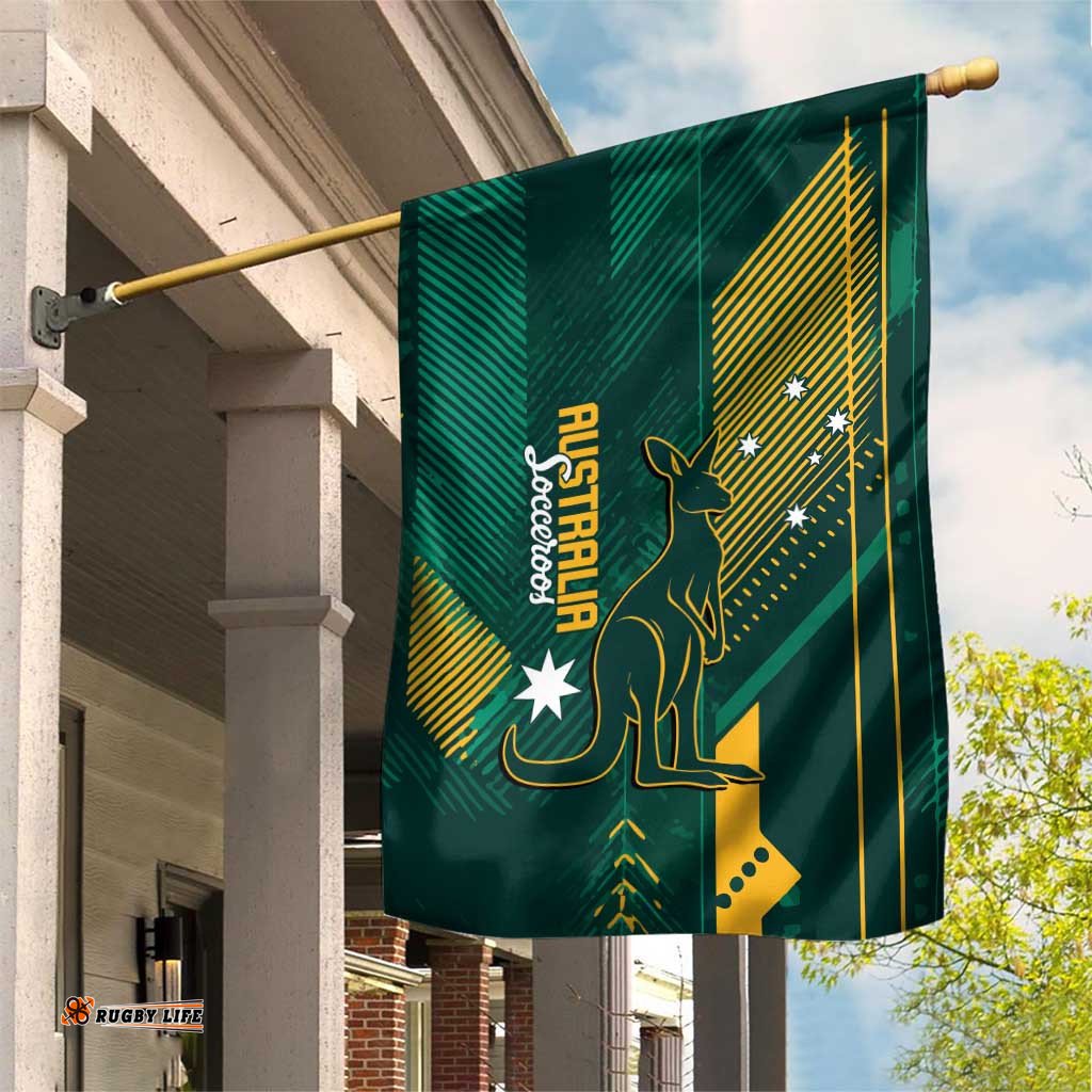 Australia Socceroos 2026 Custom Garden Flag Go Aussie Kangaroo National Color LT14