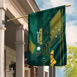 Australia Socceroos 2026 Custom Garden Flag Go Aussie Kangaroo National Color LT14