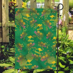 Australia Billy Buttons Garden Flag Aussie Pycnosorus Kangaroo Seamless Style LT14