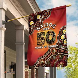 Australia Indigenous NAIDOC Week 2026 Garden Flag 50 Years Of Deadly LT05