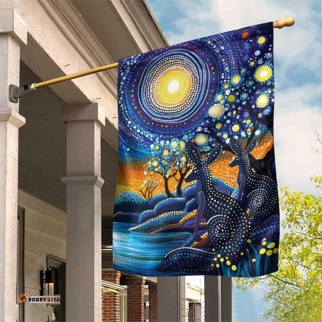 Australian Night Sky Landscape Garden Flag Aboriginal Dreamtime Story LT9