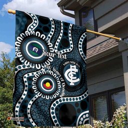 Carlton NAIDOC Week 2026 Personalised Garden Flag 50 Years of Deadly Aboriginal Art LT14
