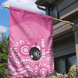 Custom Bowls Australia Breast Cancer Garden Flag Pink Ribbon Kangaroo Aboriginal Art LT14