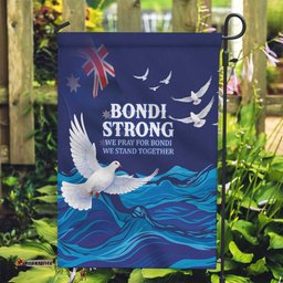 Bondi Beach Pray For Australia Garden Flag LT9