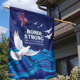 Bondi Beach Pray For Australia Garden Flag LT9