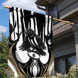 Collingwood Black Garden Flag Unique Style DT05