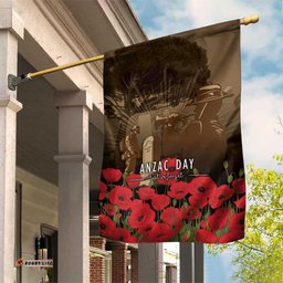 Australia - New Zealand ANZAC Lone Pine Garden Flag The Last Post LT7