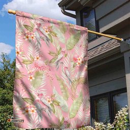 Australia Galah Cockatoo Garden Flag Eolophus Soseicapilla Couple Seamless Style LT14