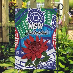 Australia New South Wales Garden Flag NSW Orta Recens Quam Pura Nites LT9