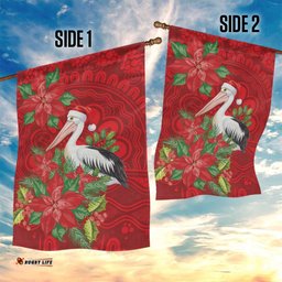 Australian Pelican Garden Flag Aboriginal Inspired Christmas LT9