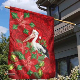 Australian Pelican Garden Flag Aboriginal Inspired Christmas LT9