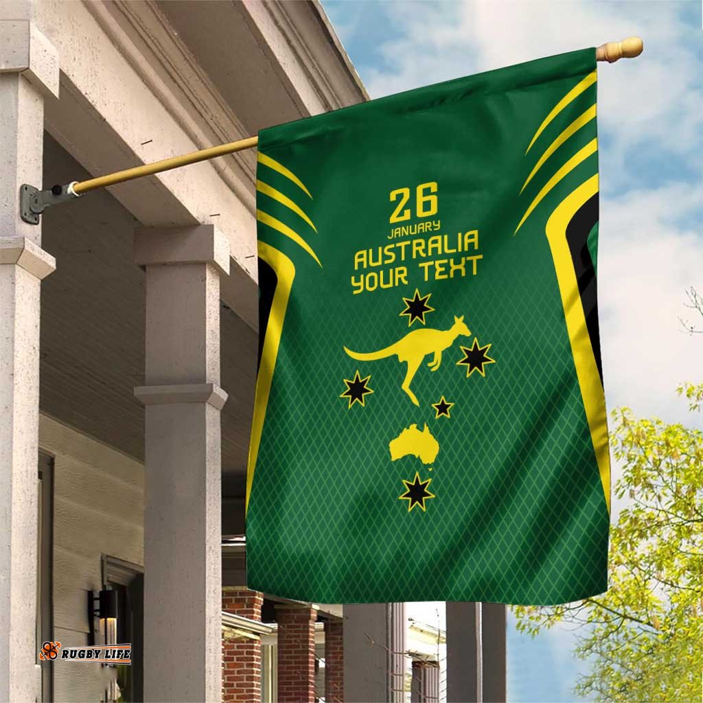 Australia Day 26 January Personalised Garden Flag With National Color LT9