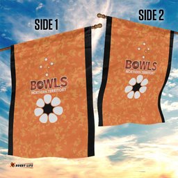Australian Northern Territory Lawn Bowls Garden Flag Aussie Minimalist Style LT9