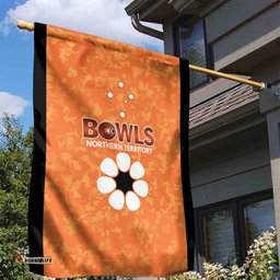 Australian Northern Territory Lawn Bowls Garden Flag Aussie Minimalist Style LT9