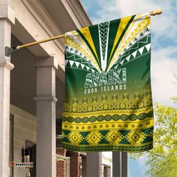 Cook Islands Rugby Garden Flag Kuki Avaiki LT7