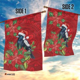 Australian Magpie Garden Flag Aboriginal Inspired Christmas LT9
