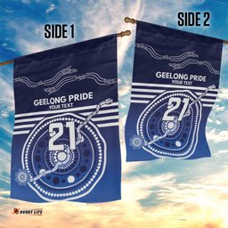 Custom Geelong Pride Garden Flag On the Road to Glory Indigenous Aboriginal LT9