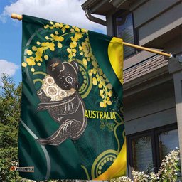 Australia Day Garden Flag Koala Aboriginal Art LT7