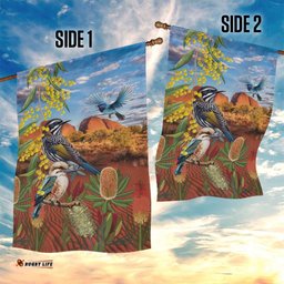 Australia Native Bird Uluru Ayers Rock Garden Flag LT9
