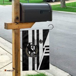 Collingwood Magpies Garden Flag Modern Geometric Sports Graphic Style TS04