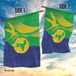 Australia Christmas Island Garden Flag Wilayah Pulau Krismas Flag Color LT14