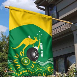Custom Bowls Australia Garden Flag Aussie Kangaroo Aboriginal Art LT14