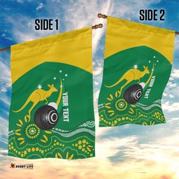 Custom Bowls Australia Garden Flag Aussie Kangaroo Aboriginal Art LT14