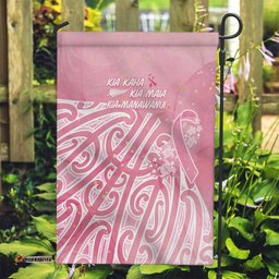 Breast Cancer Awareness Maori Garden Flag Kia Kaha Kia Maia Kia Manawanui LT7