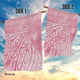 Breast Cancer Awareness Maori Garden Flag Kia Kaha Kia Maia Kia Manawanui LT7