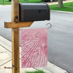 Breast Cancer Awareness Maori Garden Flag Kia Kaha Kia Maia Kia Manawanui LT7