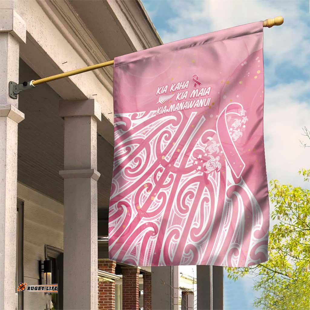 Breast Cancer Awareness Maori Garden Flag Kia Kaha Kia Maia Kia Manawanui LT7