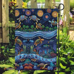 Australian Landscapes Garden Flag Aboriginal Dreamtime Story LT9