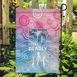 Australia NAIDOC Week 2026 50 Years Deadly Garden Flag Celestial Glows LT7
