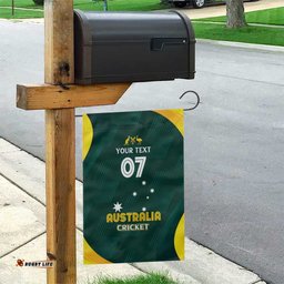 Australia Cricket Custom Garden Flag GO Aussie - Modern Motif LT7